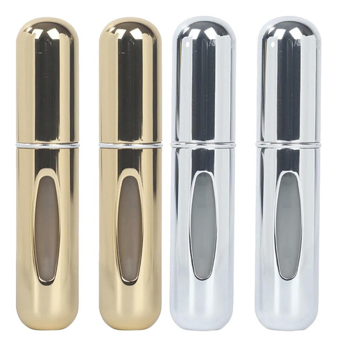 4pcs Botellas Atomizador De Perfume Recargables Viaje 5ml