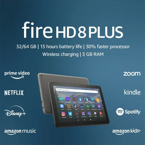 Tablet Amazon Fire Hd 8 Plus De 32 Gb, Tela Hd De 8 | Parcelamento