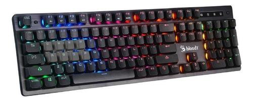 Teclado mecánico para juegos Bloody B500n USB Black RGB