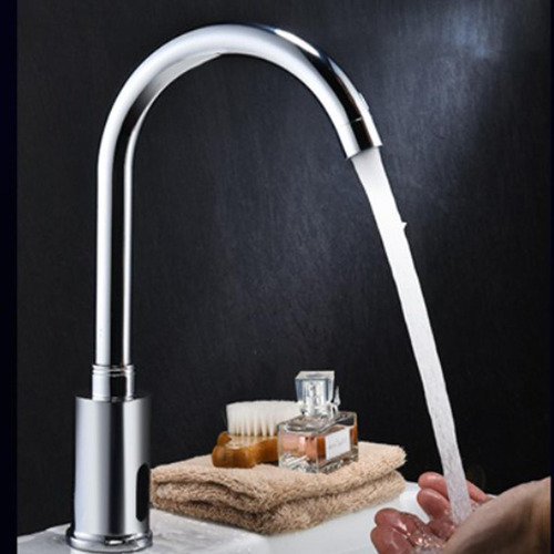 Lavabo Monomando Con Grifo Automático Con Sensor De Infrarro