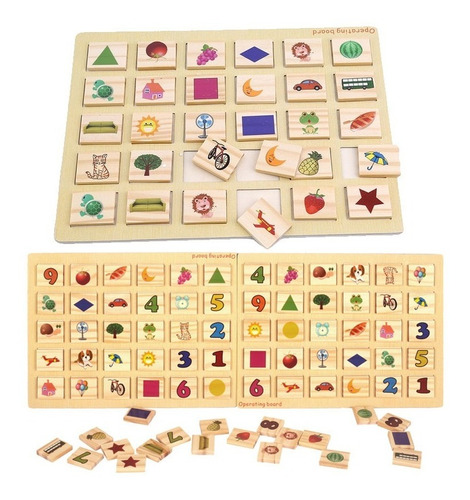 Juego Tablero Memoria Madera Encontrar Pareja Didactico 30cm | MercadoLibre Juego Tablero Memoria Madera Encontrar Pareja Didactico 30cm | MercadoLibre