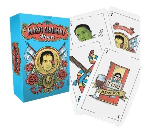 Mazo Argento Memes Juego De Cartas Truco Baraja