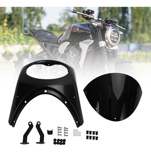 Parabrisas Con Carenado De Faros Delanteros Para Honda Cb650