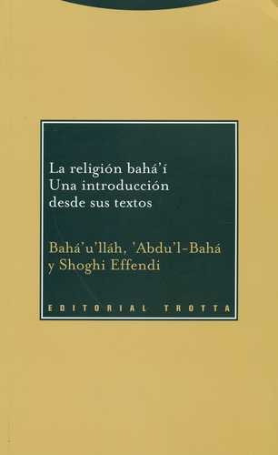 Libro Religión Baháí. Una Introducción Desde Sus Textos'