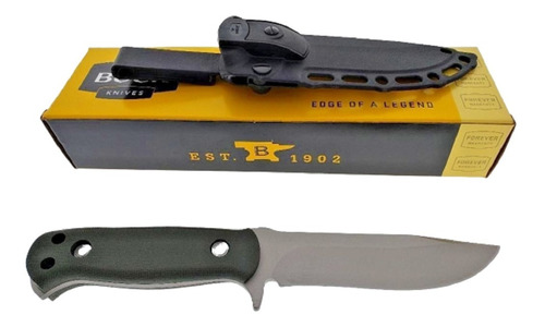 Cuchillo Buck 632 Mesa Hoja 12.6cm Acero 420hc Green.