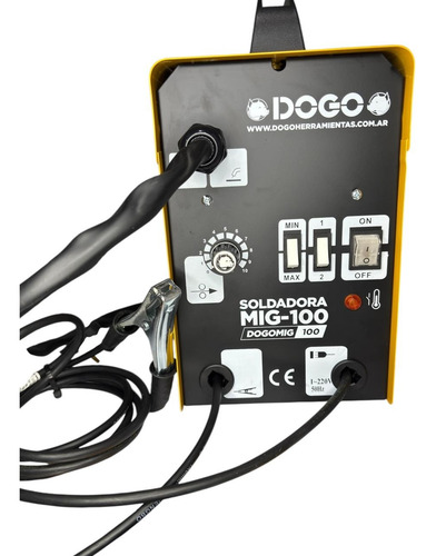 Soldadora Mig-mag Monofasica 100a Dogo+alambre Flux 0,8 450g