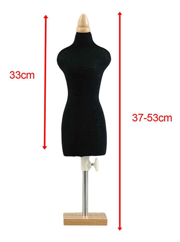 Mini Sastre Modista Muñeca Maniquí Base Cuadrada De 33 Cm.