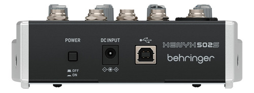 Mezcladora Behringer Xenyx 502s 5 Canales Con Interfaz Usb