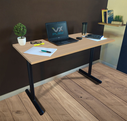 Imagen 1 de 8 de Escritorio Mesa Vxplay Industrial Vintage 120 X 60 Nordico