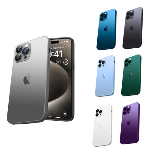 Capa Case Para iPhone 11 12 13 14 15 Promax Vidro Nanoglass