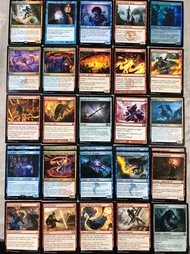 Deck Magos Termo Dano Control Magic The Gathering L73 L73 Inglês E Português (Usado)