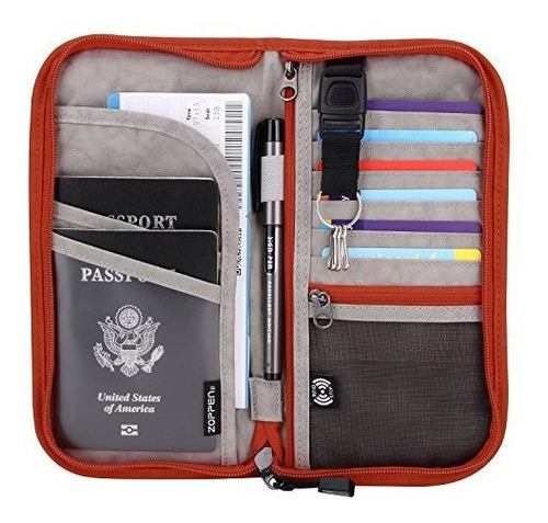 Cartera Para Pasaporte - Zoppen Rfid Travel Passport Wallet 