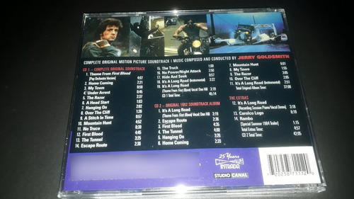 Cd Duplo Trilha Sonora Filme Rambo Programado Matar Intrada (Usado)