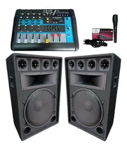 Comprar Combo Consola Potenciada Bt+ 2 Bafles 15puLG 3 Vias C\u002Fdriver