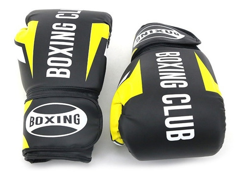 Guante De Boxeo Boxing Club Sparring Ventilados Ajustables 