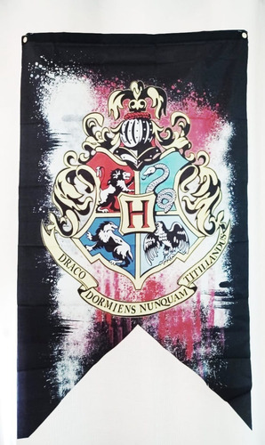 Imagen 1 de 1 de Bandera Gigante Hogwarts - Harry Potter