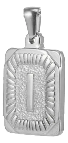 Colgante Con Letras De Acero De Titanio De 18 Quilates, Euro