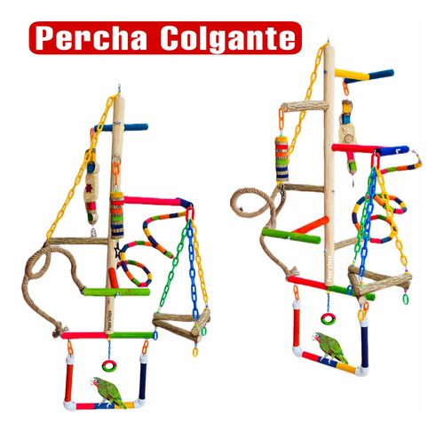 Centro De Juego Pvc Para Loros Juguetes Loros Y Aves 