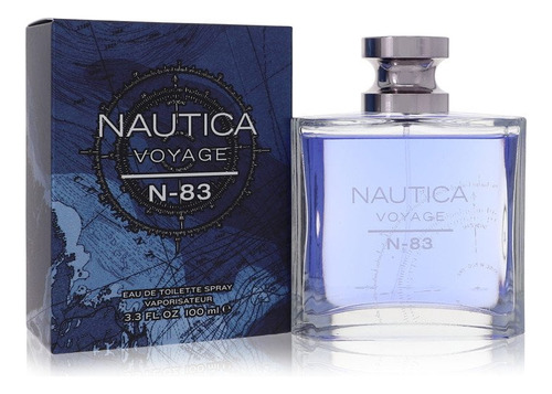 Set 2 Edt 3.4 Onzas Voyage N-83 Por Nautica Para Hombre En