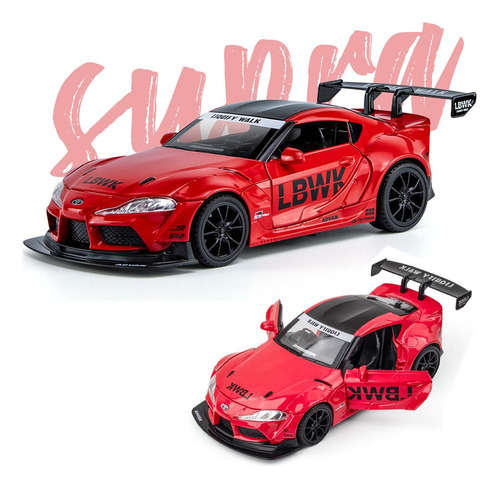 Fwefww Rápidos Y Furiosos Toyota Supra Gr 1/22 Miniatura