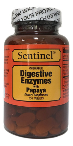 Sentinel Premium Enzimas Digestivas Con Papaya, Masticables