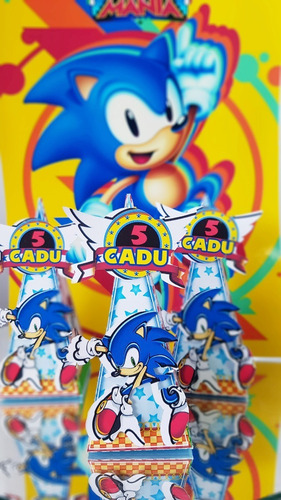 Imagem 4 de 8 de Kit Festa Em Casa Sonic