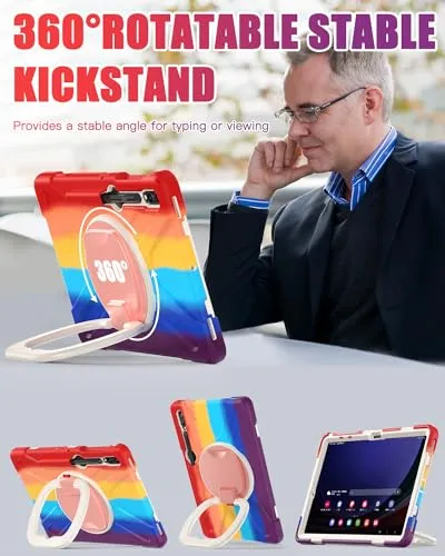 Funda Para Galaxy Tab S9 Fe+/s9 Plus 2023 Sm-x610/x810 Color