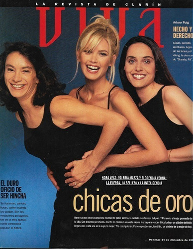 Revista Viva Clarín_24-12-1995_valeria Mazza/nora Vega/verna