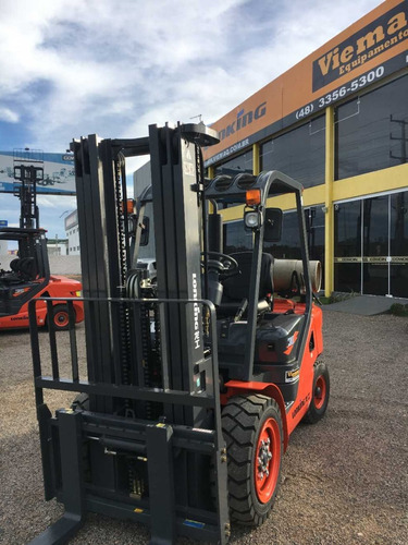 Empilhadeira Lonking Lg30glt, Motor Nissan K25 Á Gás - 3ton