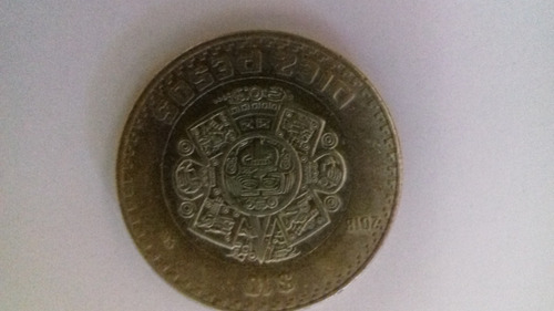 Moneda De 10 Pesos Año 2018 Dorada