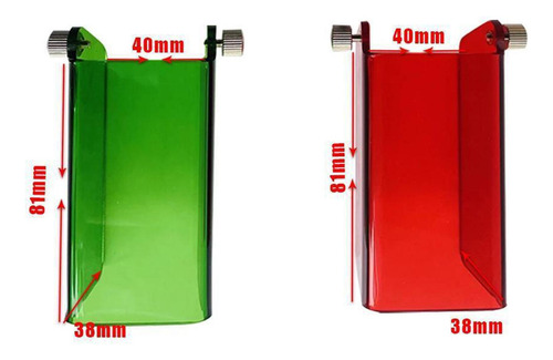 Escudo De Protección Protección Longitud De Onda 40mm Rojo