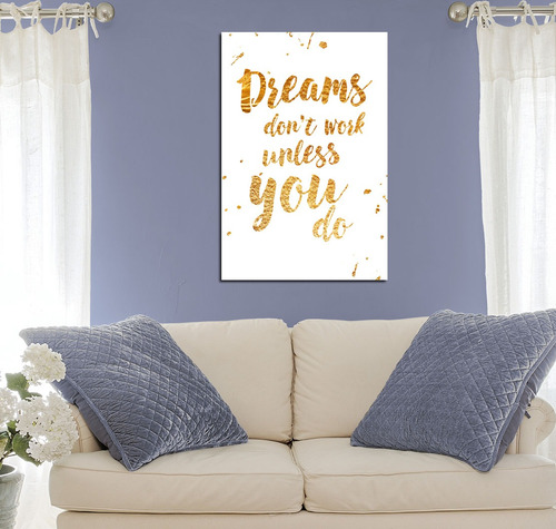 Vinilo Decorativo 60x90cm Dream Sueños Destino Life