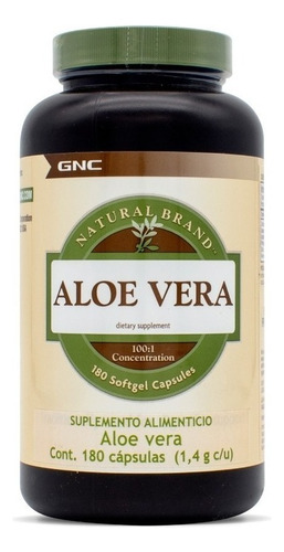 Suplemento En Cápsulas Natural Brand  Aloe Vera