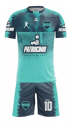 Jogo de uniforme personalizado para futebol feminino