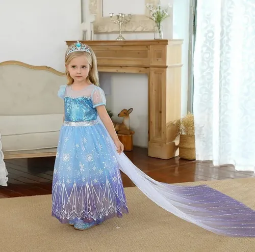 Vestido de cheap luxo frozen