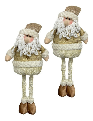 2x Monos Navideños Patas Largas Pascuero Patas Largas Adorno