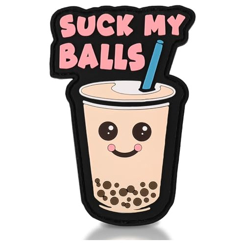 Suck My Balls Boba Pvc Patch Moral Patch, Tactical Military
