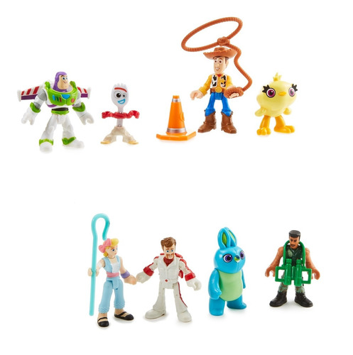 Set De Figuras De Juguetes Toy Story Con Bunny, Buzz