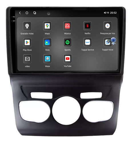 Multimidia C4 Lounge 9p Octacore Carplay 8gb 256gb Tpros