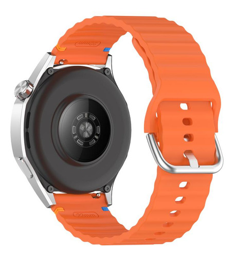Correa De Reloj De Silicona Naranja Para Huawei Watch Gt 3 4