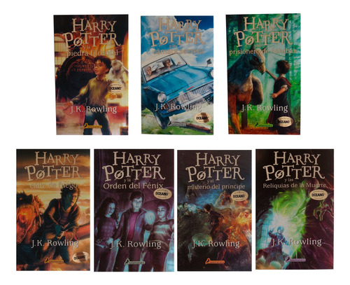 Saga 7 Libros Harry Potter + Animales Fantásticos De Regalo