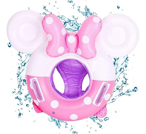 Flotador Inflable Aro Minnie Mouse Asiento Salvavidas