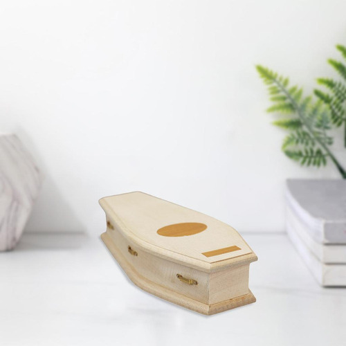 Mini Ataúd De Madera A Escala 1/12, Modelo De Simulación,