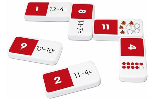 Junior Learning Subtraction Dominoes Educational Action Game