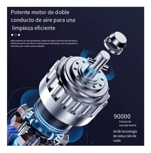 Aspiradora De Mano Portátil Inalambrica Para Auto Y Hogar