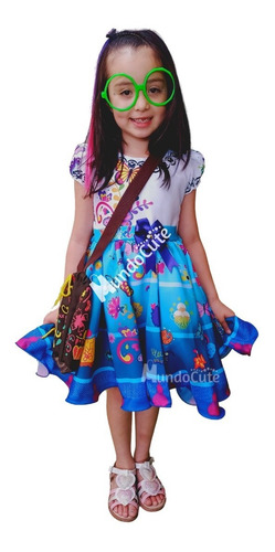 Imagen 2 de 4 de Disfraz Mirabel Vestido Encanto Niña Disfraces Maribel