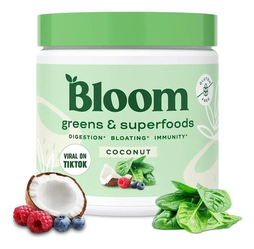 Suplemento Bloom Nutrition -  Greens & Superfoods Coconut