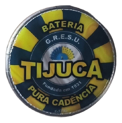 Set De 2 Parches Tamborim Caseta 6 Ivsom Escolas De Samba Tijuca