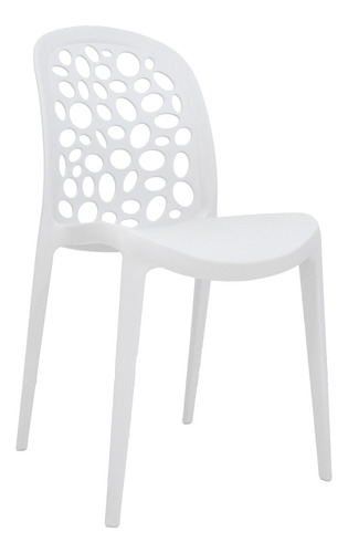 Silla De Diseño Burbuja Blanco Bonno