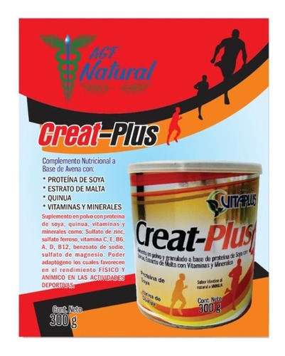 Creat Plus X300grs Multivit Adult - Unidad a $49900